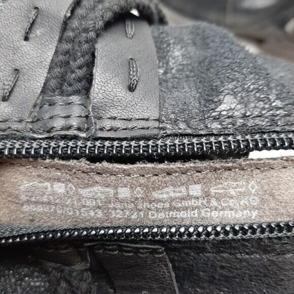 JANA | Germany Chunky Low Heel Shimmer Booties w/ Strap Detail Sz 9.5 US/ Eur 41 - Picture 15 of 15